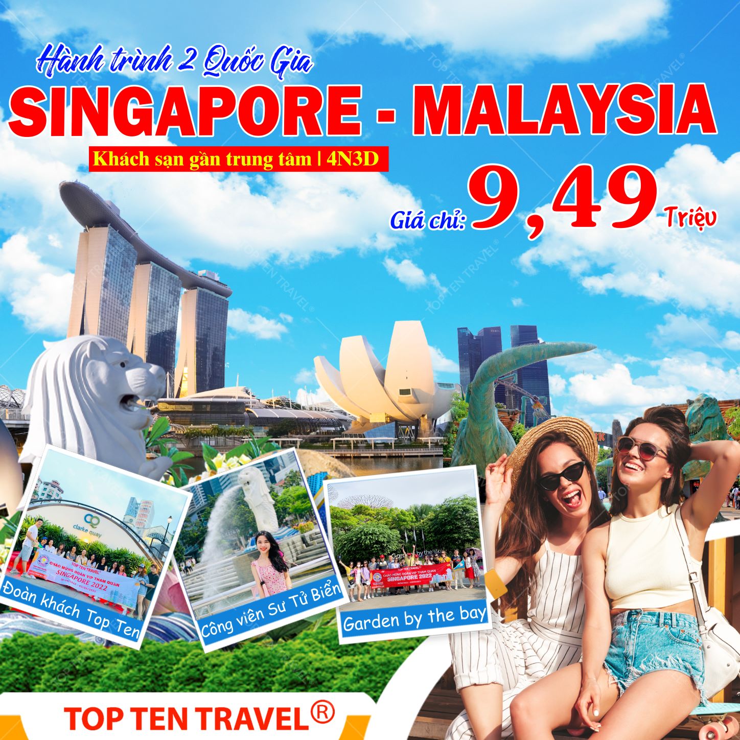 Tour Du Lịch Singapore - Malaysia 2023 | 4N3D 