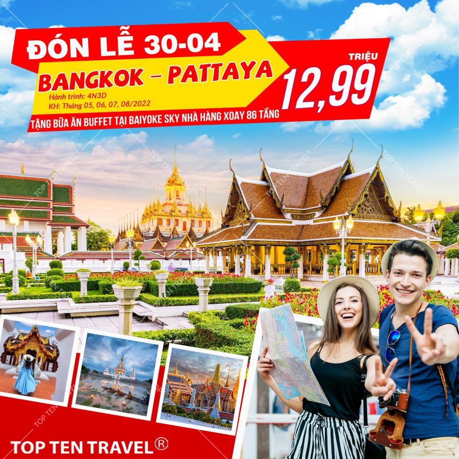 Tour Du Lịch Thái Lan 2023: Bangkok - Pattaya | 5N4D