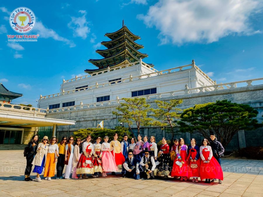 Tour du lịch Hàn Quốc tại Top Ten Travel