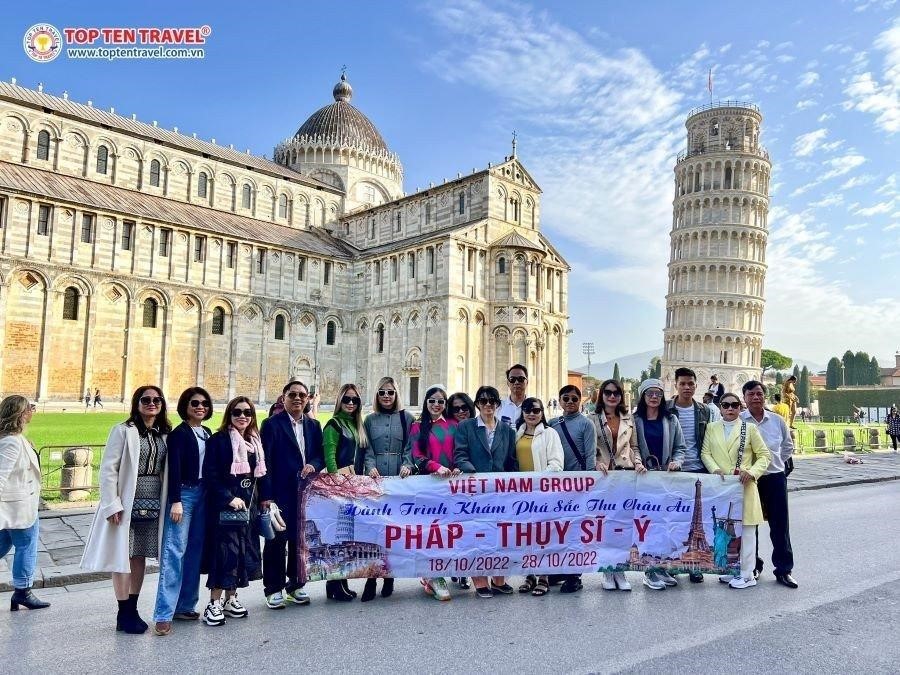 Tour du lịch Ý tại Top Ten Travel